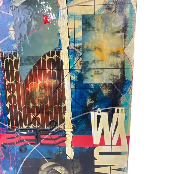 Trevor Williamson "Digital Void Tattoo" Limited Edition Canvas Abstract Art - Picture 10 of 13